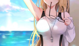 泳衣动漫美女,夏日风情下的青春魅力